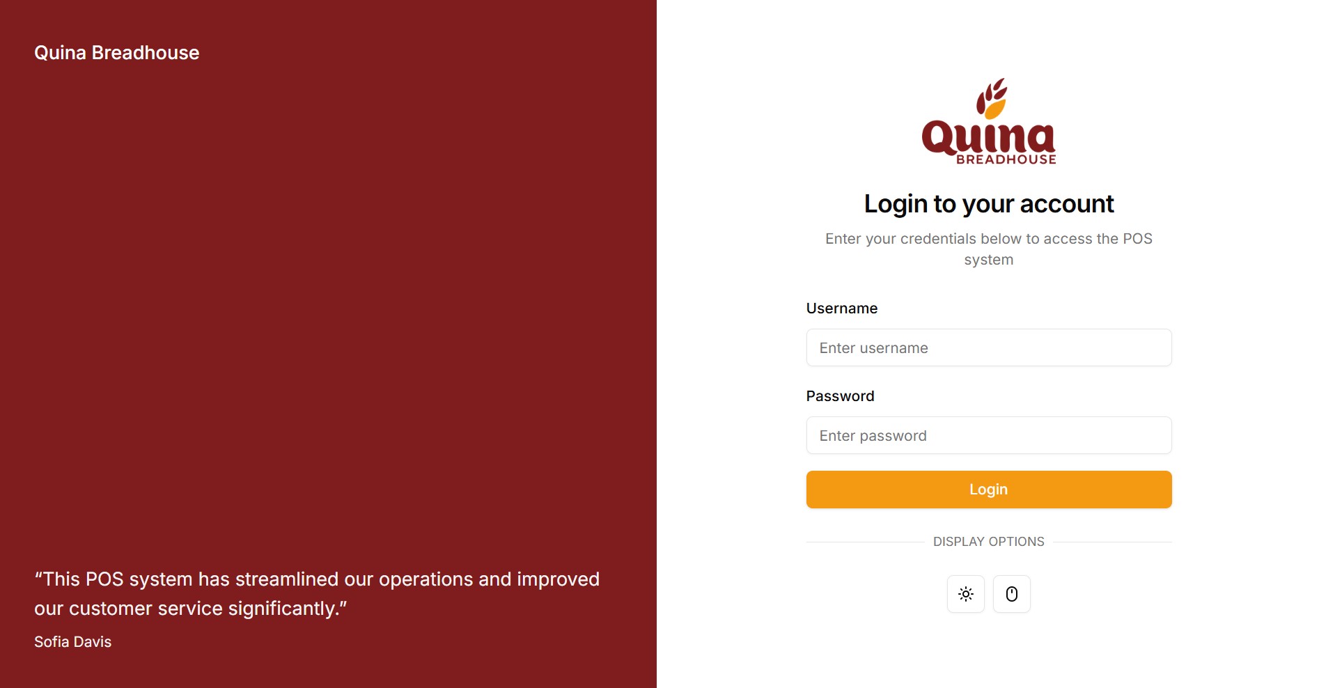 Quina Breadhouse POS